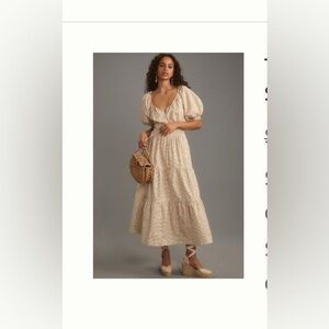 Anthropologie The Somerset Maxi Dress - Puff sleeve edition